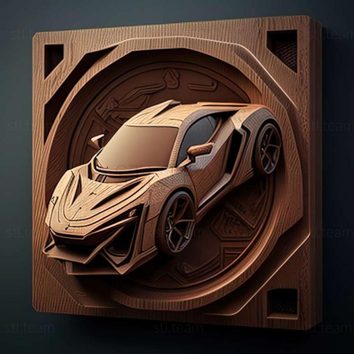 3D model Project CARS Lykan Hypersport game (STL)